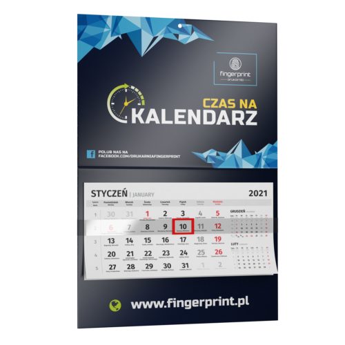 Kalendarze ścienne jednodzielne z nadrukiem